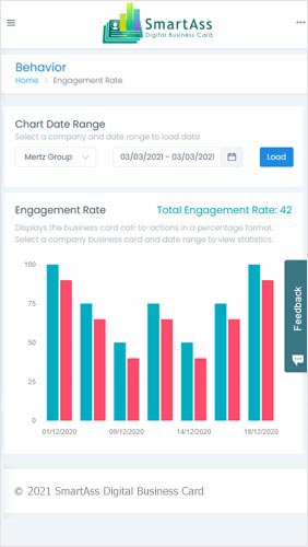 Smart Digital Business Card Screenshot