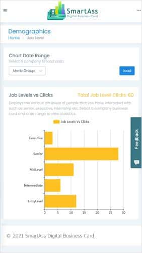 Smart Digital Business Card Screenshot