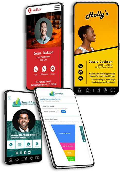 SmartAss Digital Business Card Examples